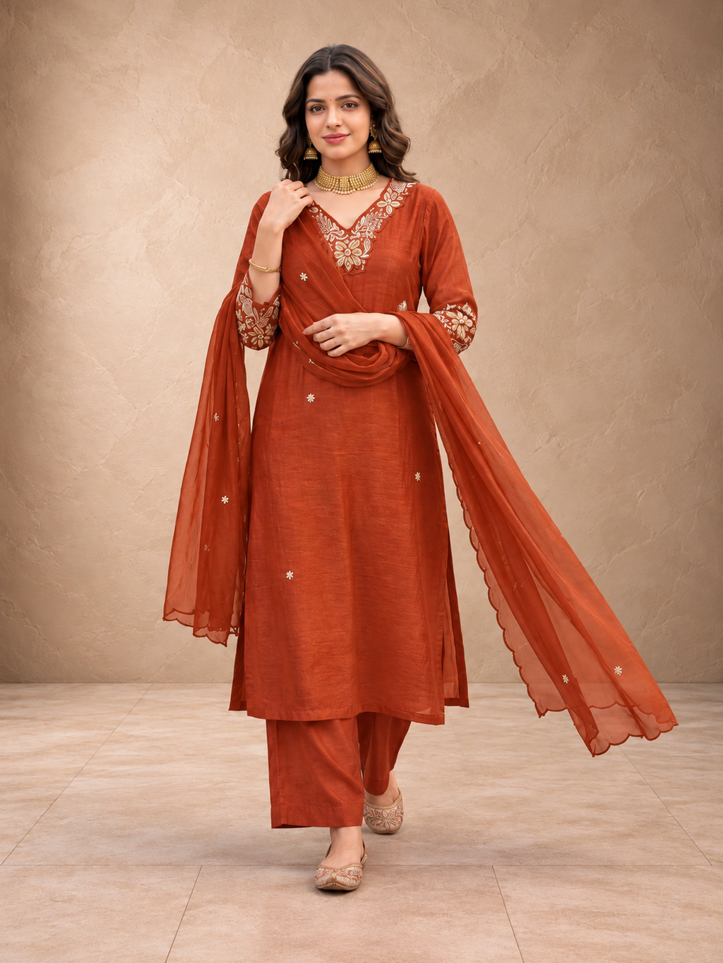 Gulnaar – Embroidered Suit Set