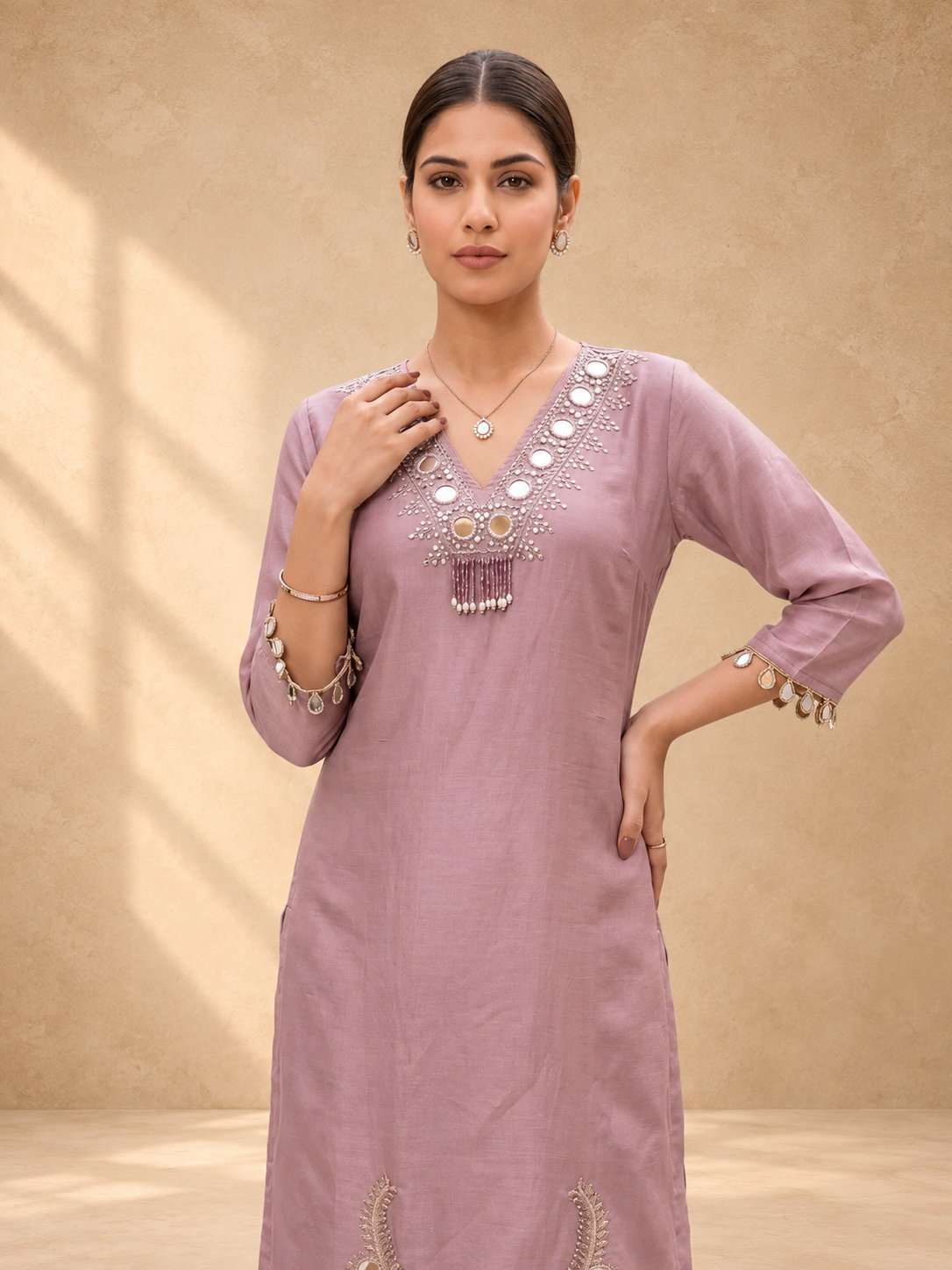 Gulbahar – Floral embroidered Suit Set