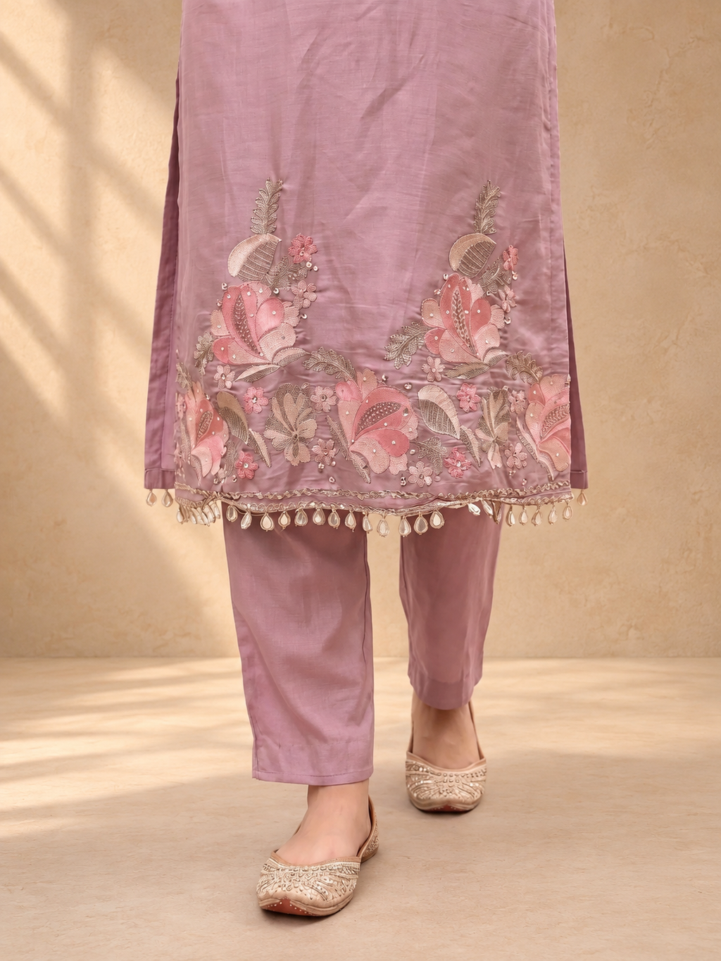 Gulbahar – Floral embroidered Suit Set
