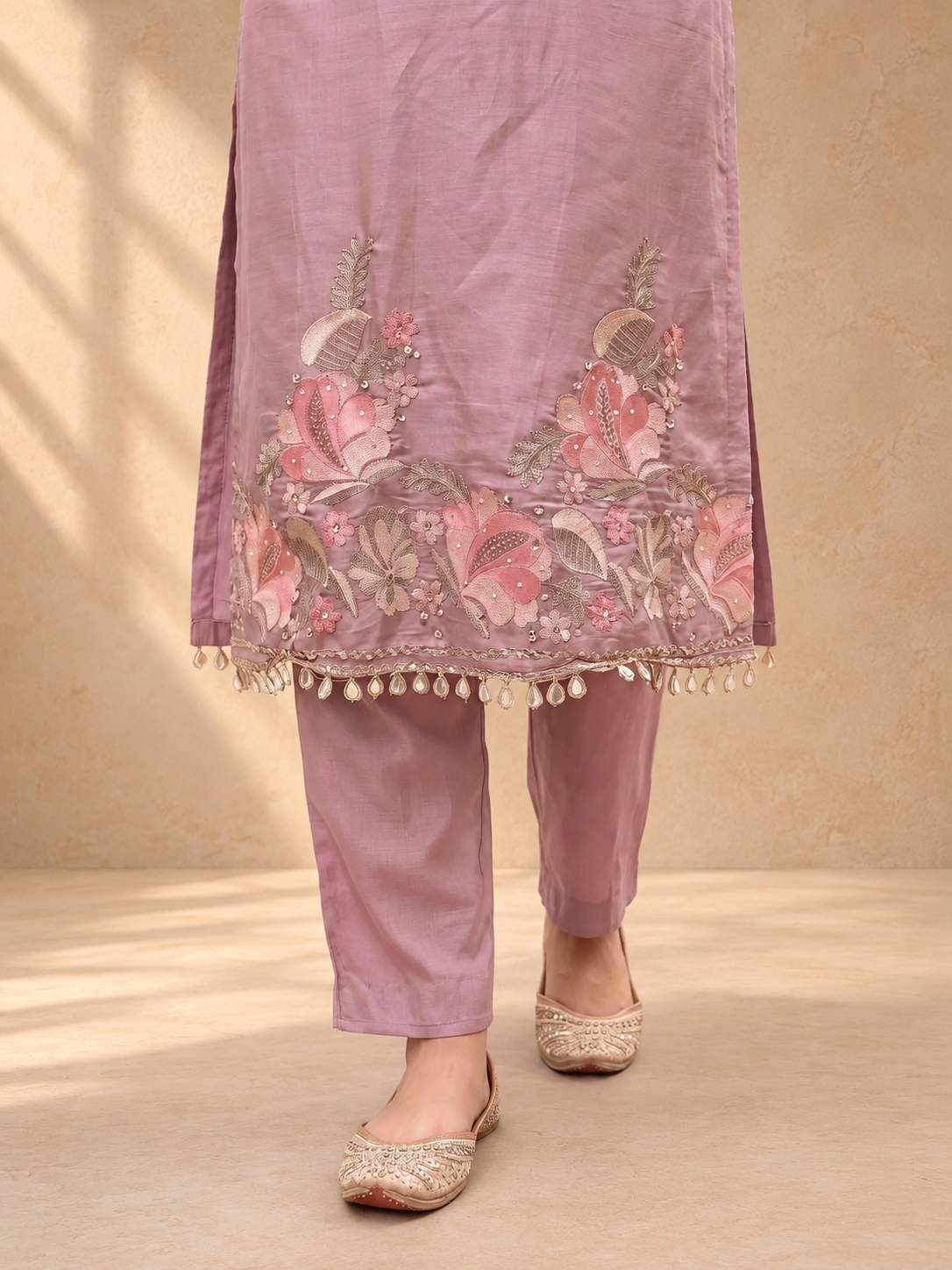 Gulbahar – Floral embroidered Suit Set