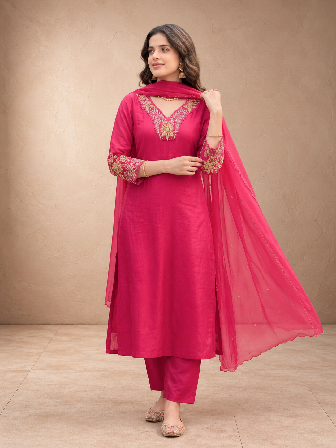 Gulnaar – Embroidered Suit Set