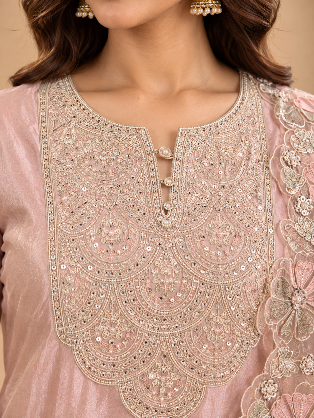 Gulabi Zari – Embroidered Suit Set