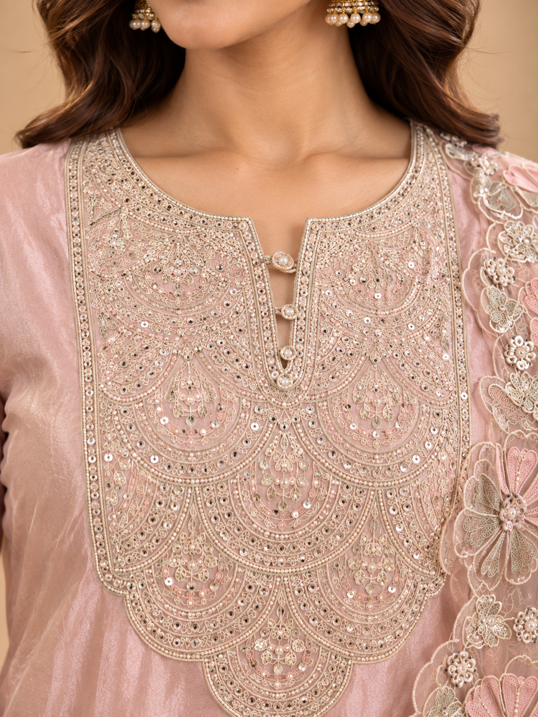 Gulabi Zari – Embroidered Suit Set